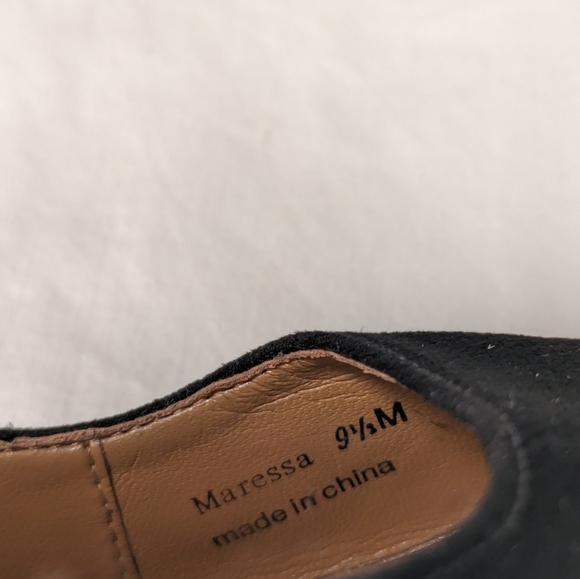 J. Renee 9.5 Velvet & Metal Heel Pointed Toe Pumps - Picture 16 of 16